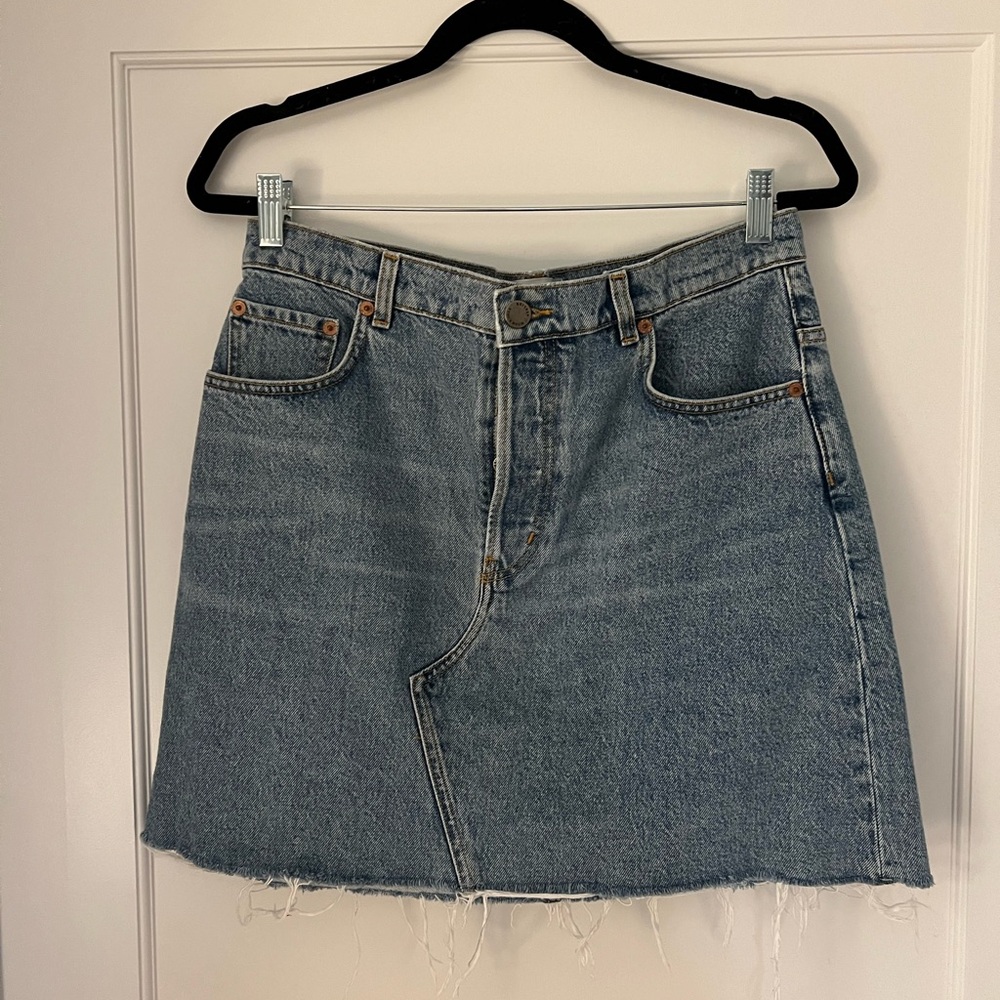 & Other Stories Mini Denim Skirt
